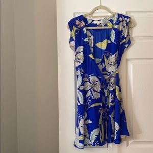 Yumi Kim - Royal Blue Floral Wrap Dress